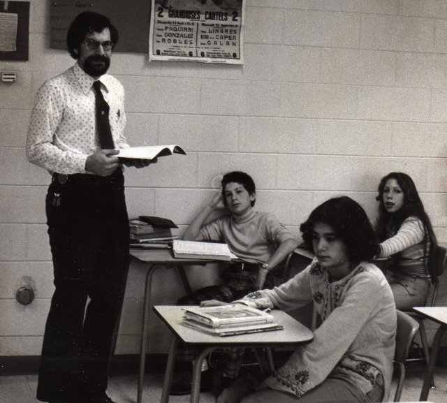 Ron Teaching 1970s